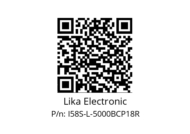   Lika Electronic I58S-L-5000BCP18R