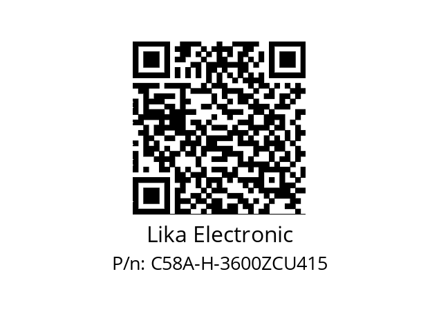   Lika Electronic C58A-H-3600ZCU415