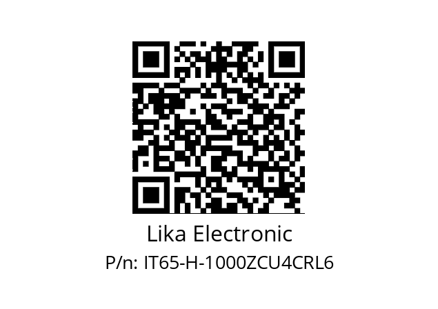   Lika Electronic IT65-H-1000ZCU4CRL6