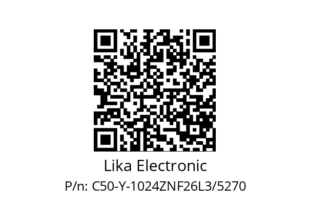   Lika Electronic C50-Y-1024ZNF26L3/5270