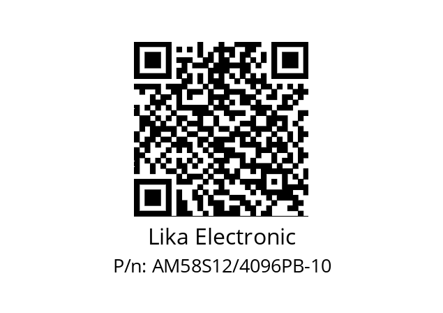   Lika Electronic AM58S12/4096PB-10