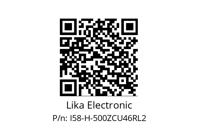   Lika Electronic I58-H-500ZCU46RL2