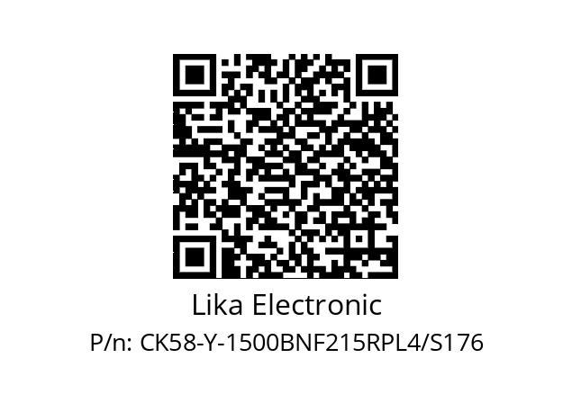   Lika Electronic CK58-Y-1500BNF215RPL4/S176