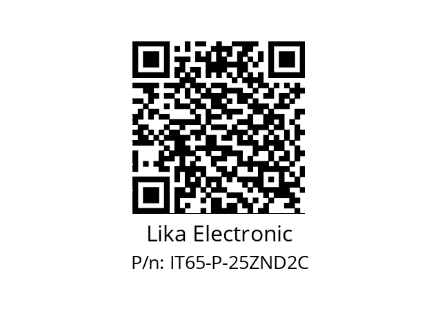   Lika Electronic IT65-P-25ZND2C