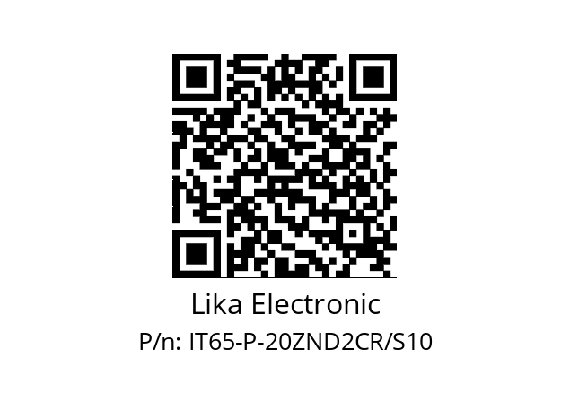   Lika Electronic IT65-P-20ZND2CR/S10