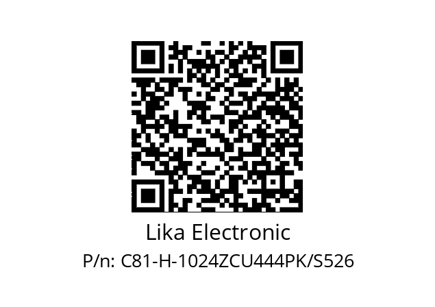   Lika Electronic C81-H-1024ZCU444PK/S526