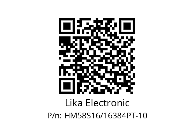   Lika Electronic HM58S16/16384PT-10