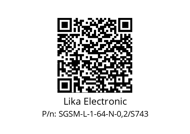   Lika Electronic SGSM-L-1-64-N-0,2/S743