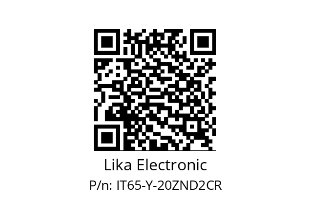   Lika Electronic IT65-Y-20ZND2CR