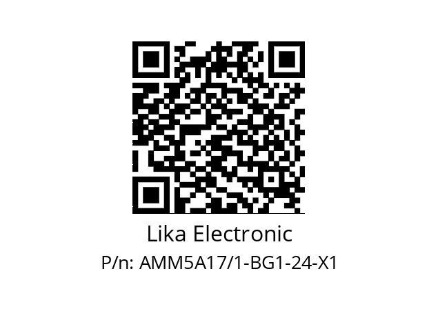   Lika Electronic AMM5A17/1-BG1-24-X1