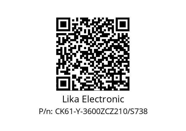   Lika Electronic CK61-Y-3600ZCZ210/S738