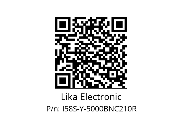   Lika Electronic I58S-Y-5000BNC210R