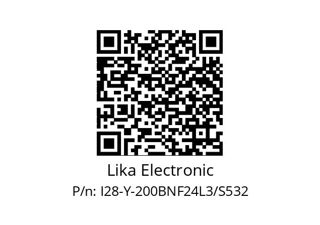   Lika Electronic I28-Y-200BNF24L3/S532