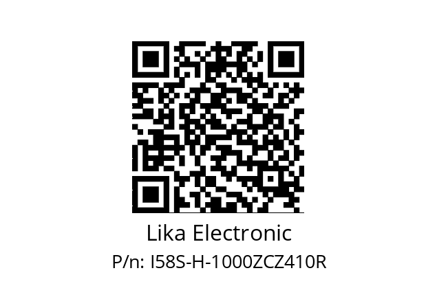   Lika Electronic I58S-H-1000ZCZ410R