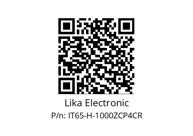   Lika Electronic IT65-H-1000ZCP4CR