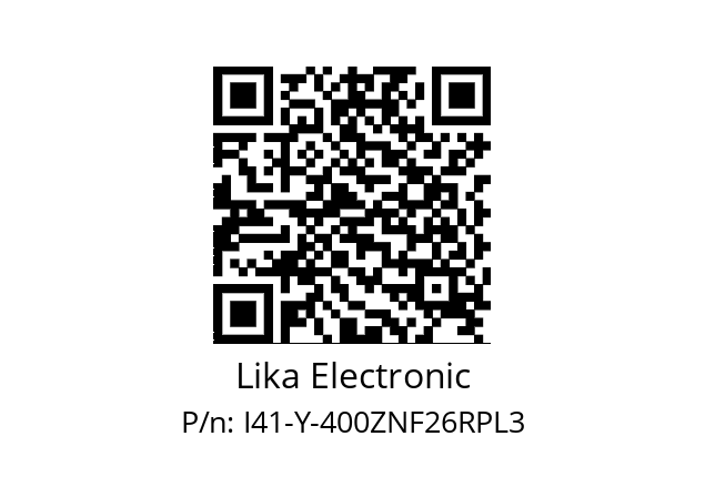   Lika Electronic I41-Y-400ZNF26RPL3