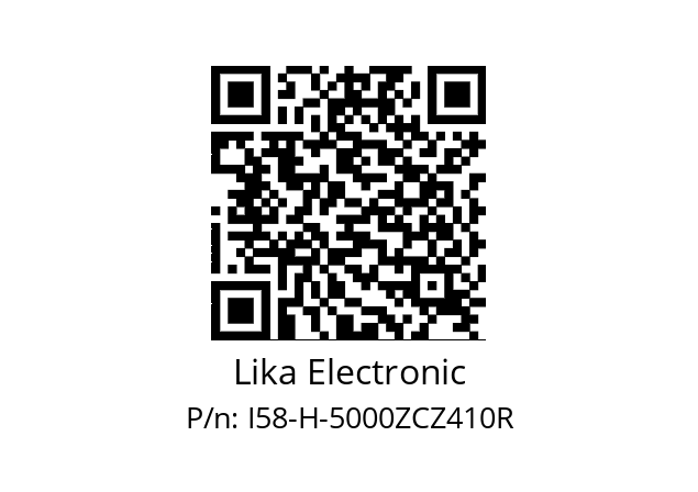   Lika Electronic I58-H-5000ZCZ410R