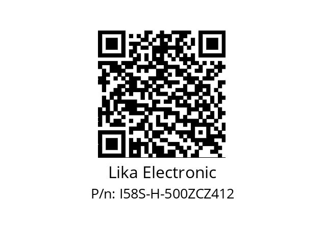   Lika Electronic I58S-H-500ZCZ412