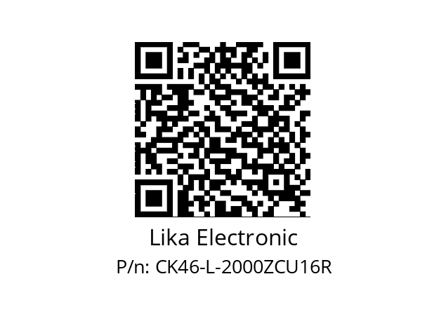   Lika Electronic CK46-L-2000ZCU16R