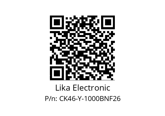   Lika Electronic CK46-Y-1000BNF26