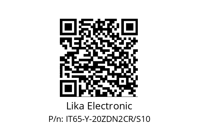   Lika Electronic IT65-Y-20ZDN2CR/S10