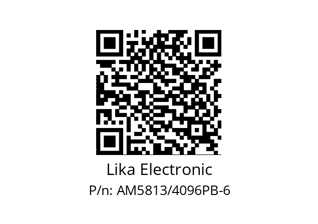   Lika Electronic AM5813/4096PB-6