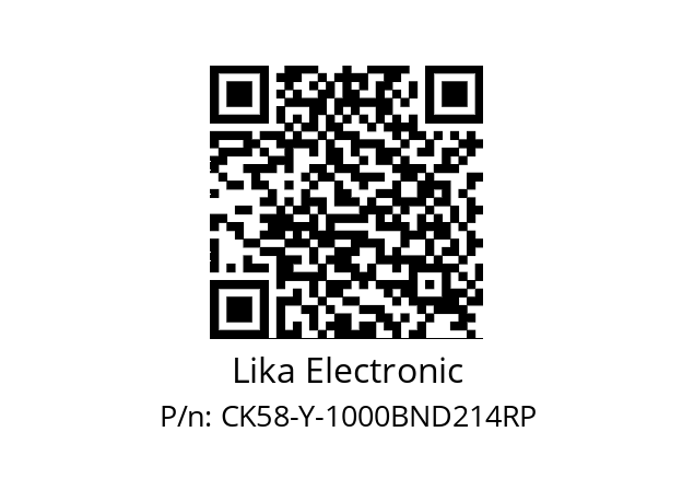   Lika Electronic CK58-Y-1000BND214RP