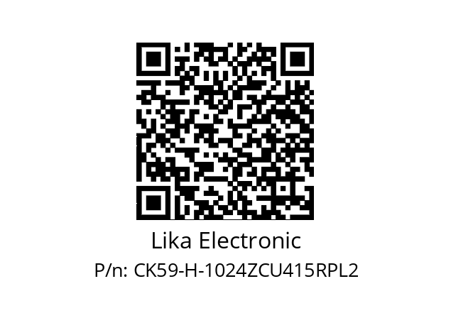   Lika Electronic CK59-H-1024ZCU415RPL2