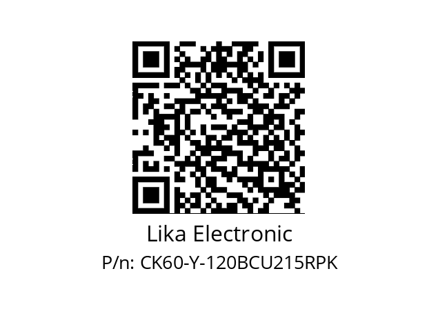   Lika Electronic CK60-Y-120BCU215RPK