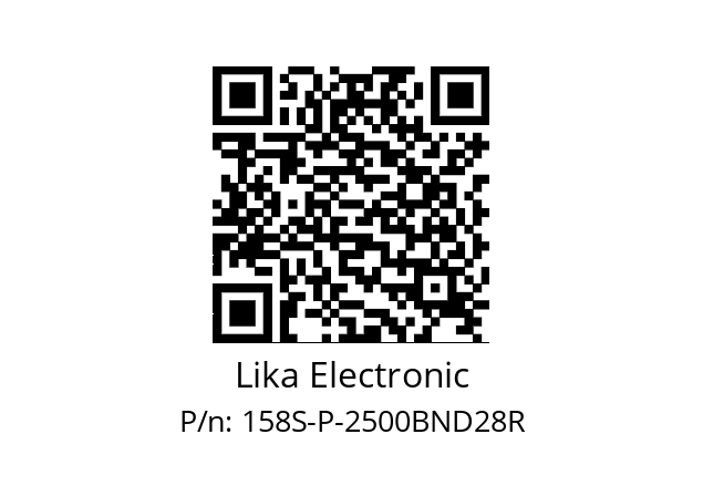   Lika Electronic 158S-P-2500BND28R