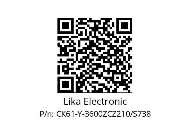   Lika Electronic СК61-Y-3600ZCZ210/S738