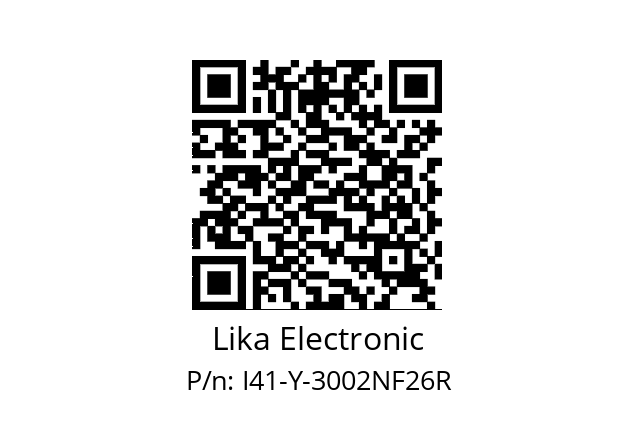   Lika Electronic I41-Y-3002NF26R