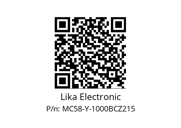   Lika Electronic MC58-Y-1000BCZ215