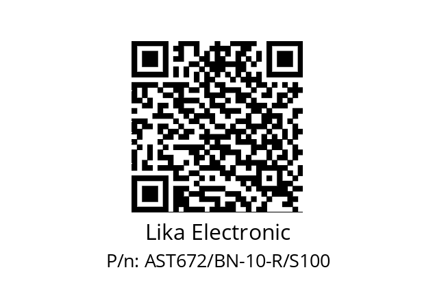   Lika Electronic AST672/BN-10-R/S100