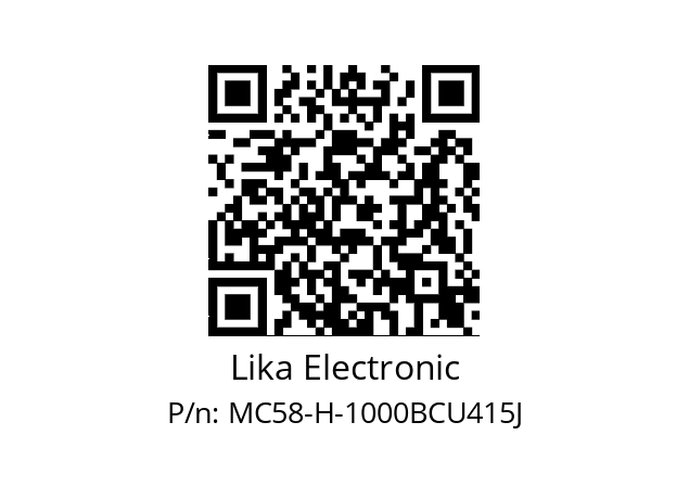   Lika Electronic MC58-H-1000BCU415J