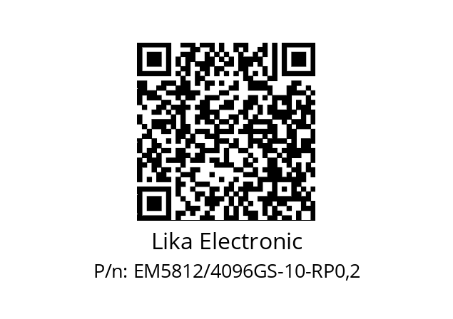   Lika Electronic EM5812/4096GS-10-RP0,2