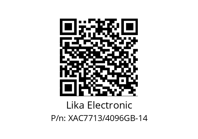   Lika Electronic XAC7713/4096GB-14