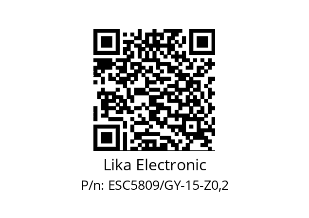   Lika Electronic ESC5809/GY-15-Z0,2