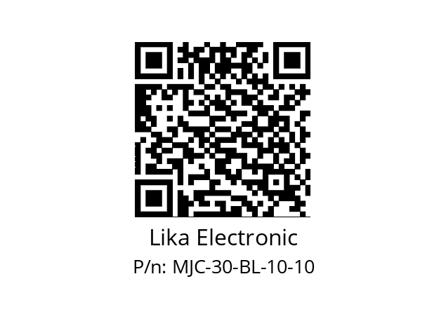   Lika Electronic MJC-30-BL-10-10