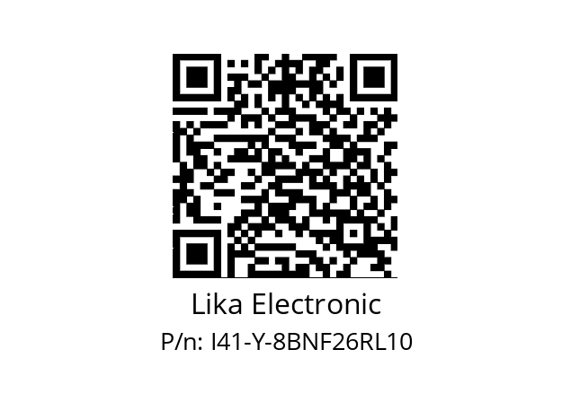   Lika Electronic I41-Y-8BNF26RL10