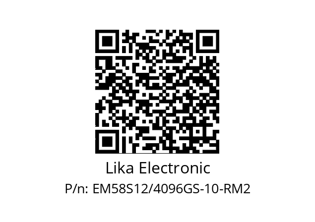   Lika Electronic EM58S12/4096GS-10-RM2