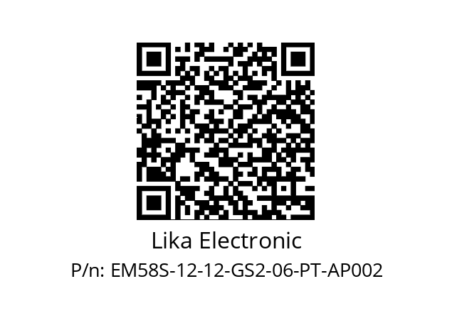   Lika Electronic EM58S-12-12-GS2-06-PT-AP002