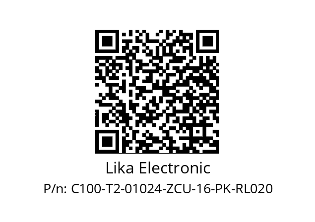   Lika Electronic C100-T2-01024-ZCU-16-PK-RL020