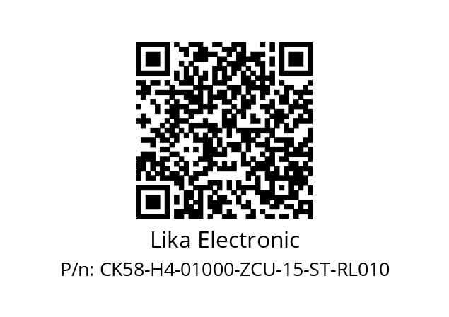   Lika Electronic CK58-H4-01000-ZCU-15-ST-RL010