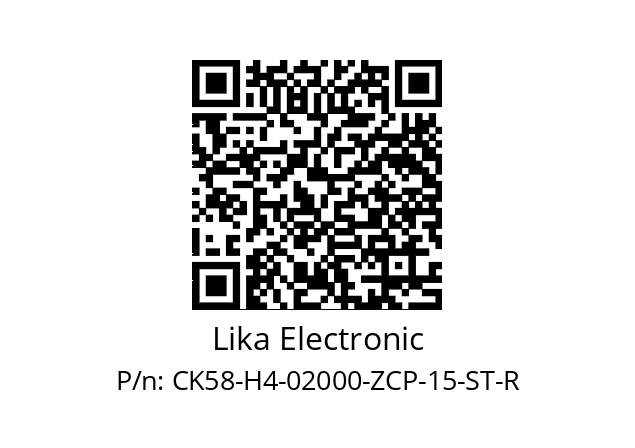  CK58-H-2000ZCP415R Lika Electronic CK58-H4-02000-ZCP-15-ST-R