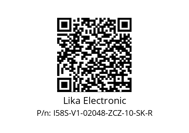   Lika Electronic I58S-V1-02048-ZCZ-10-SK-R