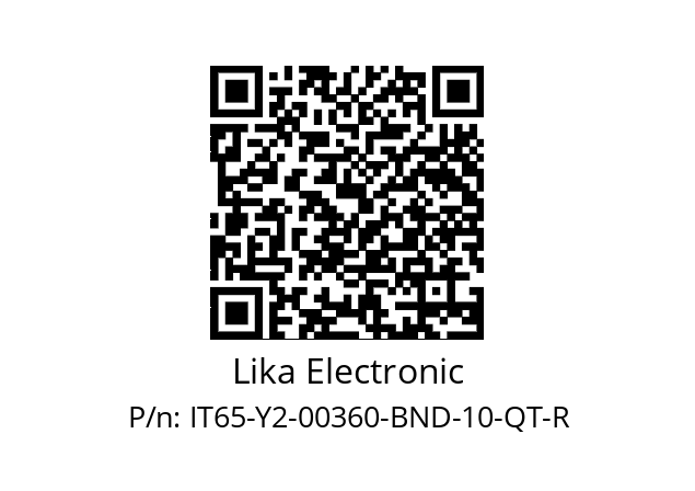   Lika Electronic IT65-Y2-00360-BND-10-QT-R