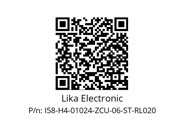   Lika Electronic I58-H4-01024-ZCU-06-ST-RL020