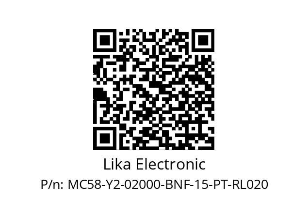   Lika Electronic MC58-Y2-02000-BNF-15-PT-RL020