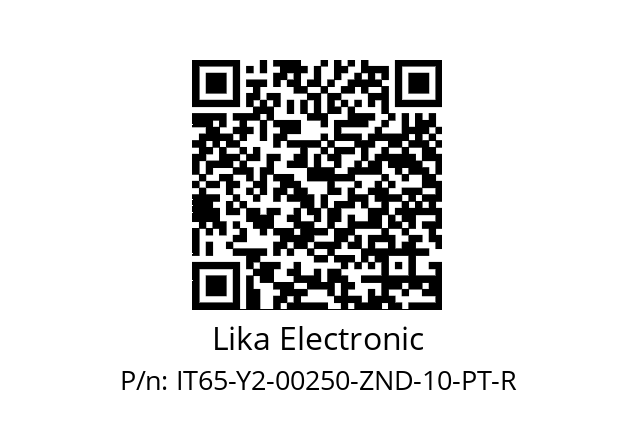   Lika Electronic IT65-Y2-00250-ZND-10-PT-R